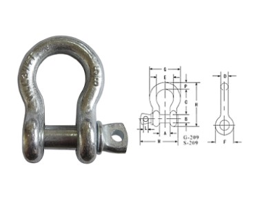 Shackle-G209 US SCREW PIN ANKERSHACKLE