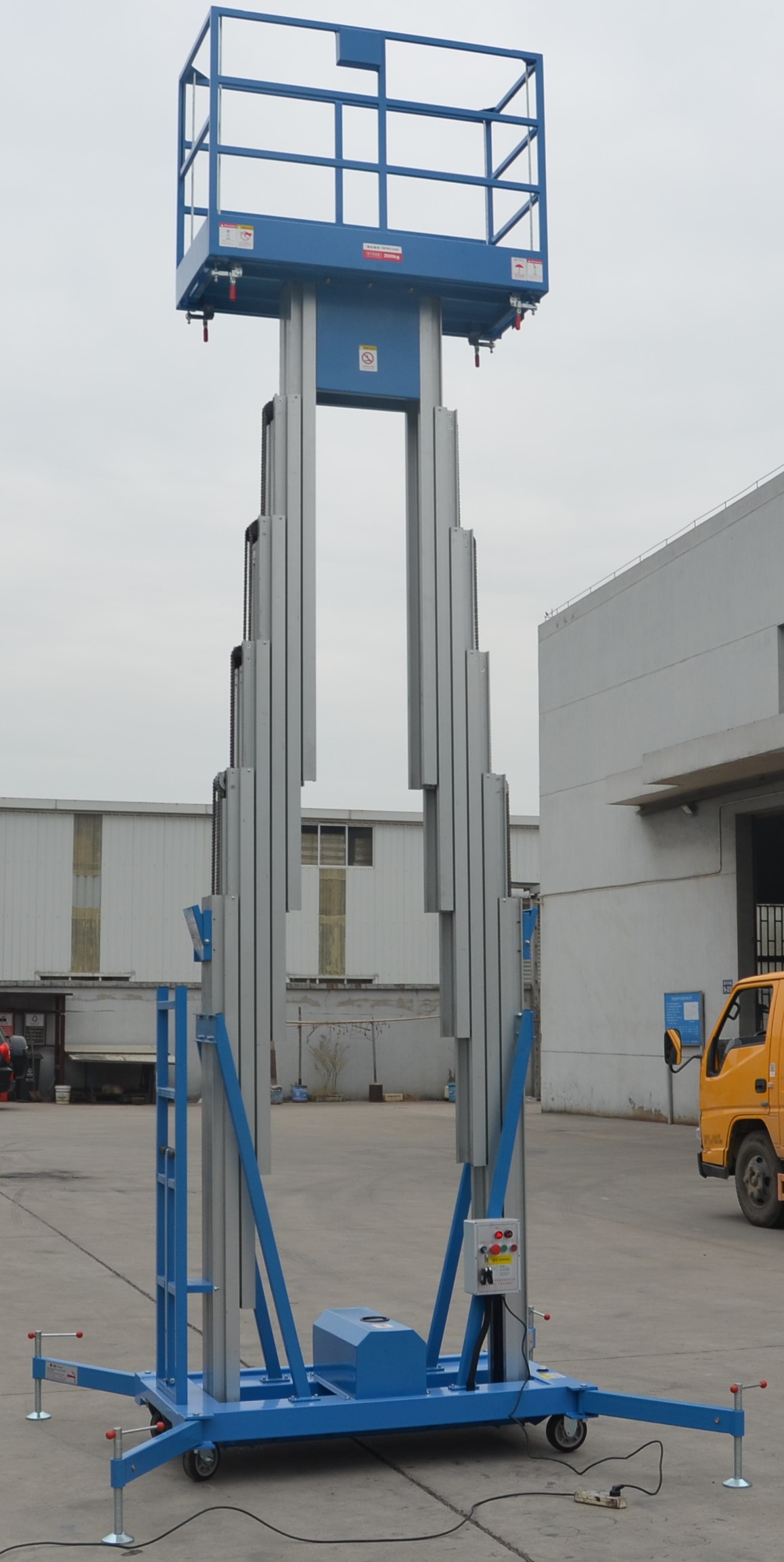 Alum.Mast arbeidsplattform GTWY-S